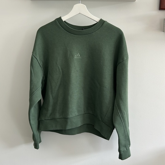 ๐ฅ๐ฅ๐ฅ๐๏ธ๐๏ธ๐๏ธAdidas All SZN Women's Green Sweater with excellent condition - Picture 2 of 8